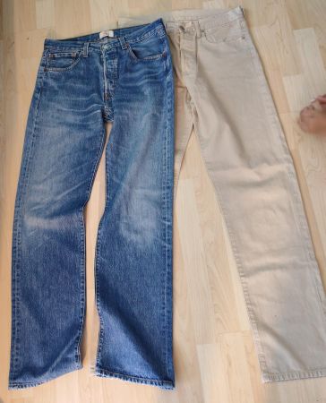 2x Herren Hosen, LEVI`S 501 + BIG STAR